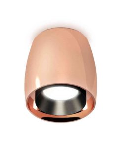 Комплект накладного светильника Ambrella light Techno Spot XS1144001 PPG/PBK золото розовое полированное/черный полированный (C1144, N7031)