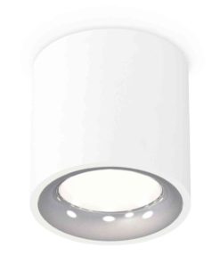Комплект накладного светильника Ambrella light Techno Spot XS7531022 SWH/PSL белый песок/серебро полированное (C7531, N7012)