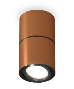 Комплект накладного светильника Ambrella light Techno Spot XS7404040 SCF/PBK кофе песок/черный полированное (C7404, A2071, C7404, N7002)