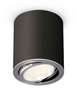 Комплект накладного светильника Ambrella light Techno Spot XS7422002 SBK/PSL черный песок/серебро полированное (C7422, N7003)