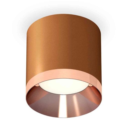 Комплект накладного светильника Ambrella light Techno Spot XS7404011 SCF/PPG кофе песок/золото розовое полированное (C7404, N7035)