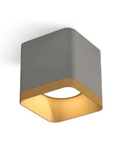 Комплект накладного светильника Ambrella light Techno Spot XS7807004 SGR/SGD серый песок/золото песок (C7807, N7704)
