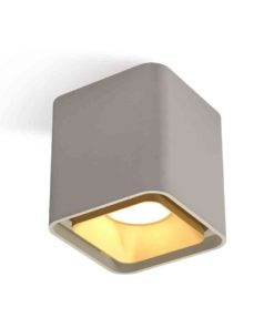 Комплект накладного светильника Ambrella light Techno Spot XS7842004 SGR/SGD серый песок/золото песок (C7842, N7704)