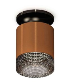 Комплект накладного светильника Ambrella light Techno Spot XS7404102 SCF/BK кофе песок/тонированный (N7926, C7404, N7192)