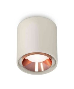 Комплект накладного светильника Ambrella light Techno Spot XS7724005 SGR/PPG серый песок/золото розовое полированное (C7724, N7035)
