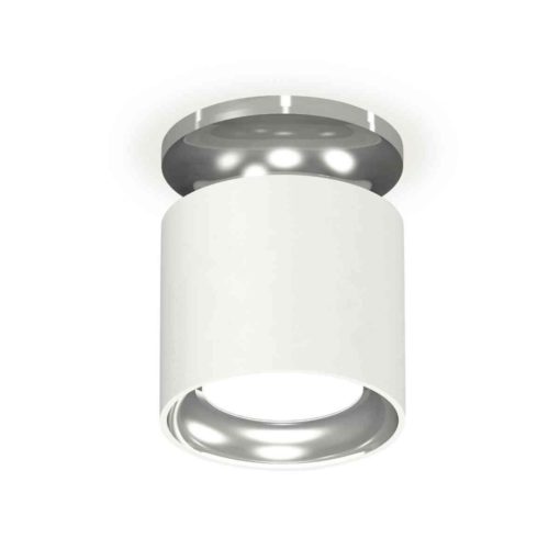 Комплект накладного светильника Ambrella light Techno Spot XS7401103 SWH/PSL белый песок/серебро полированное (N7927, C7401, N7022)