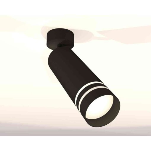 Комплект накладного светильника Ambrella light Techno Spot XM6343013 SBK/FR черный песок/белый матовый (A2210, C6343, N6236)