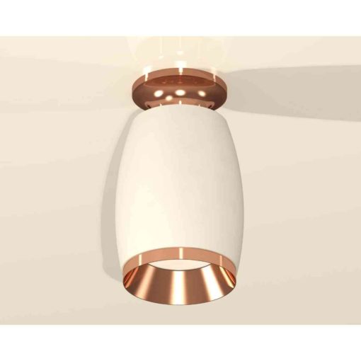 Комплект накладного светильника Ambrella light Techno Spot XS1122045 SWH/PPG белый песок/золото розовое полированное (N6906, C1122, N7035)