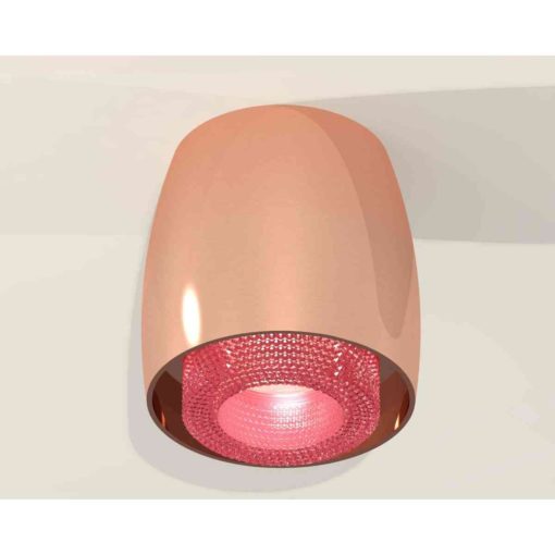 Комплект накладного светильника Ambrella light Techno Spot XS1144011 PPG/PI золото розовое полированное/розовый (C1144, N7193)