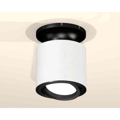 Комплект накладного светильника Ambrella light Techno Spot XS7401081 SWH/PBK белый песок/черный полированный (N7926, C7401, N7002)