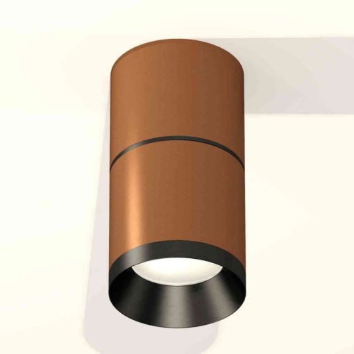 Комплект накладного светильника Ambrella light Techno Spot XS7404041 SCF/PBK кофе песок/черный полированное (C7404, A2071, C7404, N7031)