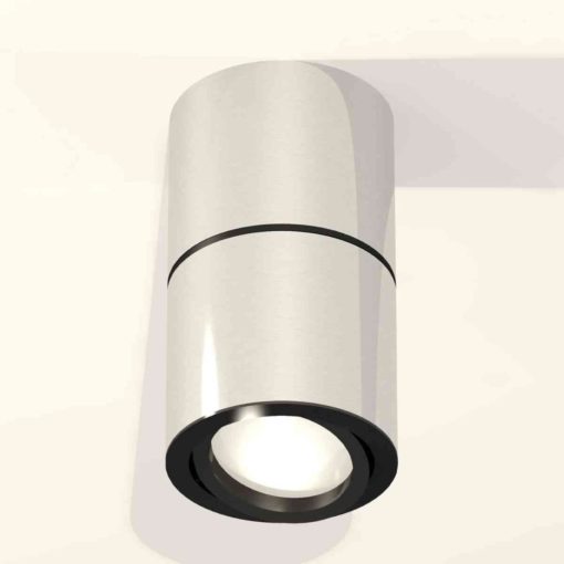 Комплект накладного светильника Ambrella light Techno Spot XS7405040 PSL/PBK серебро полированное/черный полированный (C7405, A2071, C7405, N7002)