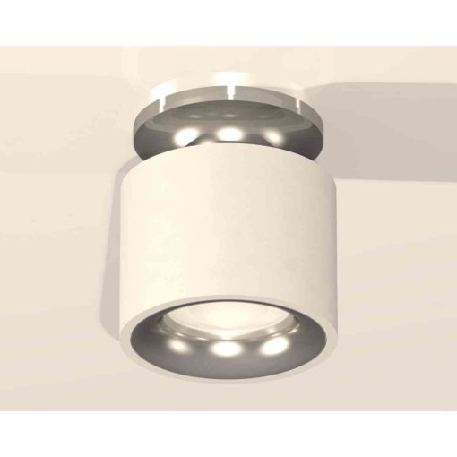Комплект накладного светильника Ambrella light Techno Spot XS7510081 SWH/PSL белый песок/серебро полированное (N7927, C7510, N7012)