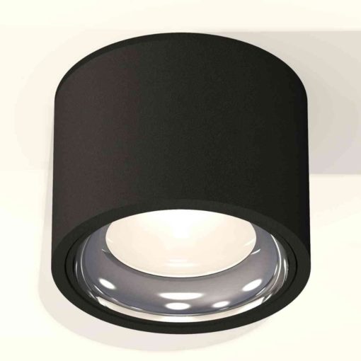 Комплект накладного светильника Ambrella light Techno Spot XS7511011 SBK/PSL черный песок/серебро полированное (C7511, N7023)
