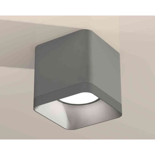 Комплект накладного светильника Ambrella light Techno Spot XS7807003 SGR/SSL серый песок/серебро песок (C7807, N7703)