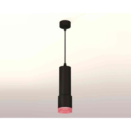 Комплект подвесного светильника Ambrella light Techno Spot XP7402003 SBK/PI черный песок/розовый (A2302, C6343, A2030, C7402, N7193)