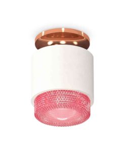 Комплект накладного светильника Ambrella light Techno Spot XS7510142 SWH/PI белый песок/розовый (N7930, C7510, N7193)