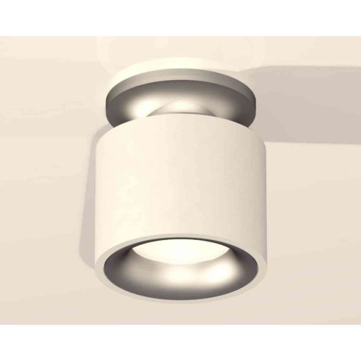 Комплект накладного светильника Ambrella light Techno Spot XS7510101 SWH/MCH белый песок/хром матовый (N7928, C7510, N7013)