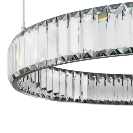 Подвесной светодиодный светильник Loft IT Crystal ring 10135/3 Chrome