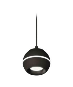 Комплект подвесного светильника Ambrella light Techno Spot XP1102001 SBK/PBK черный песок/черный полированный (A2302, C1102, N7011)