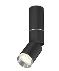 Комплект накладного светильника Ambrella light Techno Spot XM6313100 SBK/PSL черный песок/серебро полированное (C6323,A2060,A2221,C6313,N6132)