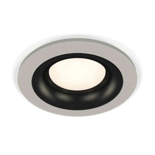 Комплект встраиваемого светильника Ambrella light Techno Spot XC7623002 SGR/PBK серый песок/черный полированный (C7623, N7011)