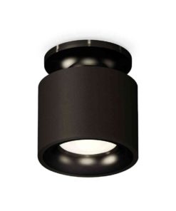 Комплект накладного светильника Ambrella light Techno Spot XS7511061 SBK/PBK черный песок/черный полированный (N7926, C7511, N7011)