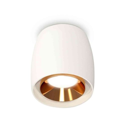 Комплект накладного светильника Ambrella light Techno Spot XS1141004 SWH/PYG белый песок/золото желтое полированное (C1141, N7034)