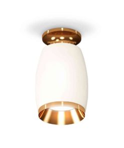 Комплект накладного светильника Ambrella light Techno Spot XS1122044 SWH/PYG белый песок/золото желтое полированное (N6905, C1122, N7034)