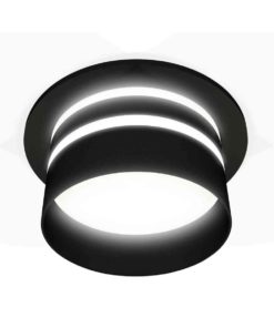 Комплект встраиваемого светильника Ambrella light Techno Spot XC7622042 SBK/FR черный песок/белый матовый (C7622, N7142)