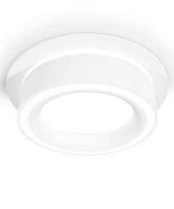 Комплект встраиваемого светильника Ambrella light XC8050018 SWH/FR белый песок/белый матовый GX53 (C8050, N8433)