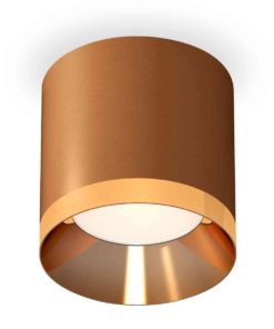 Комплект накладного светильника Ambrella light Techno Spot XS7404010 SCF/PYG кофе песок/золото желтое полированное (C7404, N7034)