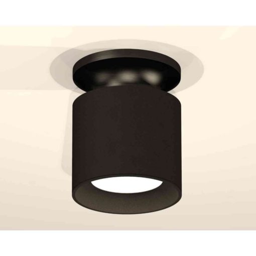 Комплект накладного светильника Ambrella light Techno Spot XS7402063 SBK/PBK черный песок/черный полированный (N7926, C7402, N7021)