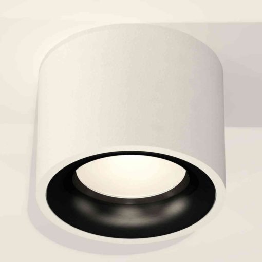 Комплект накладного светильника Ambrella light Techno Spot XS7510021 SWH/PBK белый песок/черный полированный (C7510, N7011)