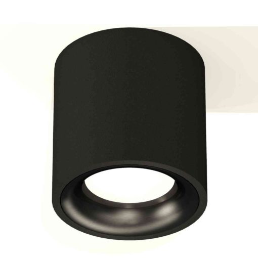 Комплект накладного светильника Ambrella light Techno Spot XS7532021 SBK/PBK черный песок/черный полированный (C7532, N7011)