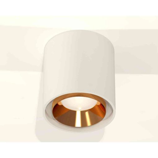 Комплект накладного светильника Ambrella light Techno Spot XS7722004 SWH/PYG белый песок/золото желтое полированное (C7722, N7034)